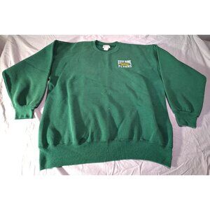 VTG KITTY HAWK Flyers Green Sweatshirt Size Large TRAVEL North Carolina